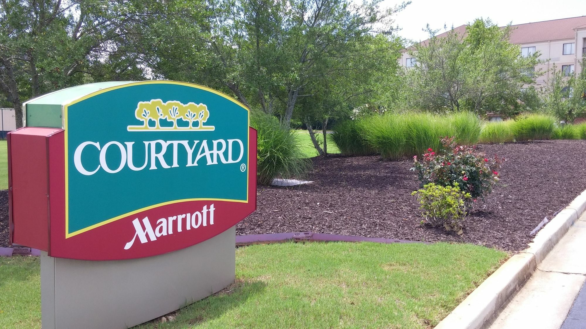 Courtyard By Marriott Decatur Hotel Exterior foto